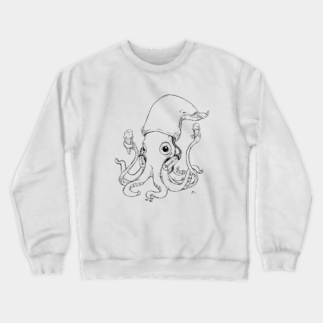 Ice Cream Excursion Crewneck Sweatshirt by AJIllustrates